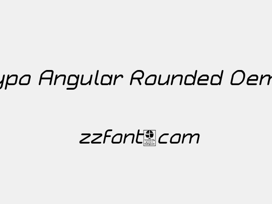 Typo Angular Rounded Demo
