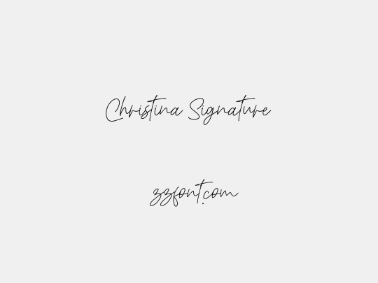 Christina Signature
