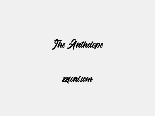 The Anthelope