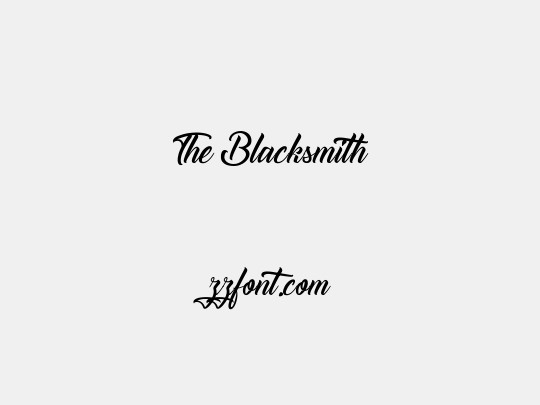 The Blacksmith