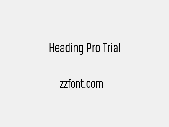 Heading Pro Trial