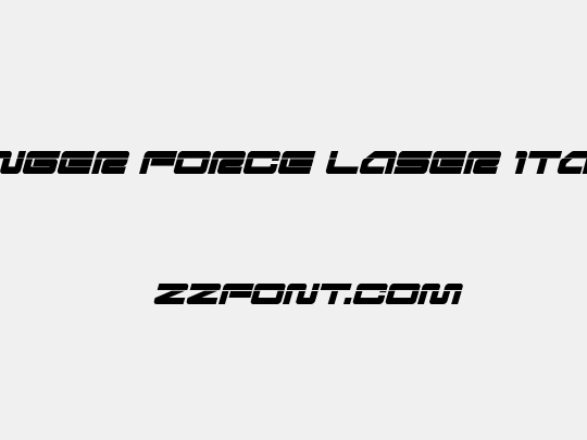 Ranger Force Laser Italic