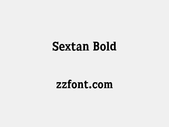 Sextan Bold