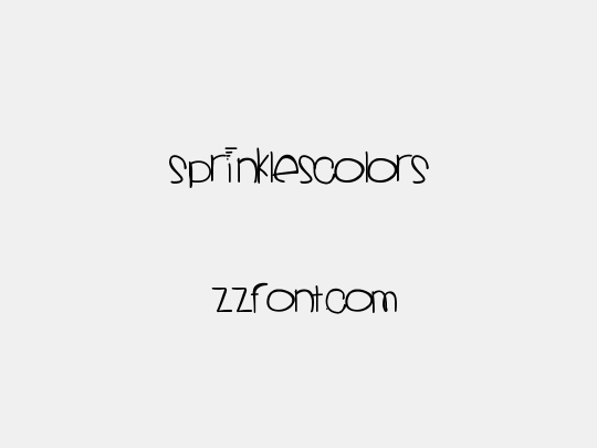Sprinklescolors