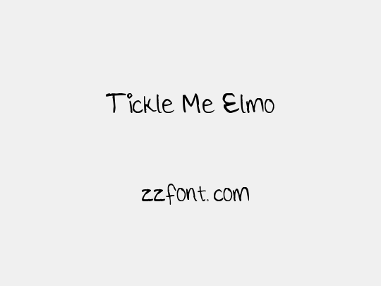 Tickle Me Elmo
