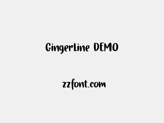 Gingerline DEMO