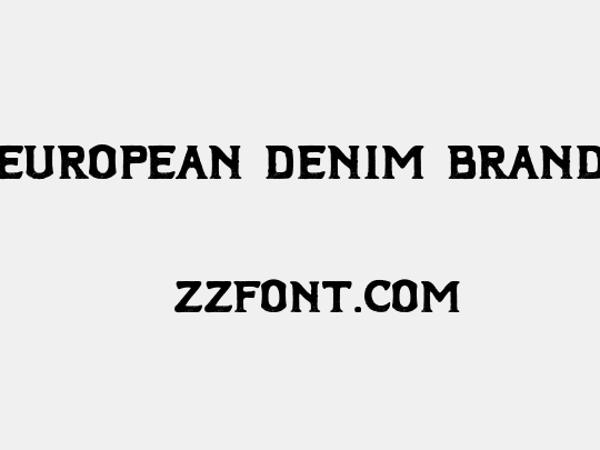 European Denim Brand