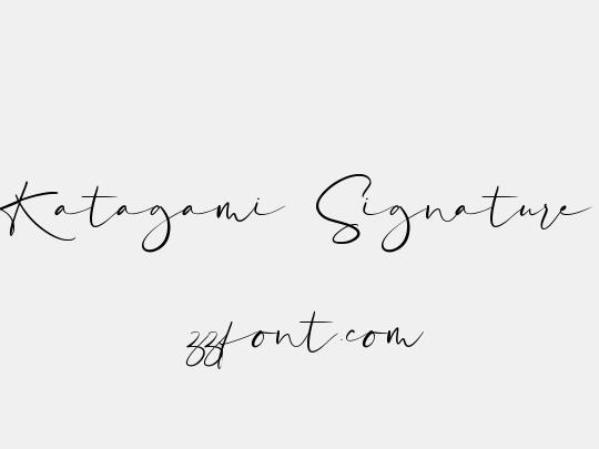 Katagami Signature