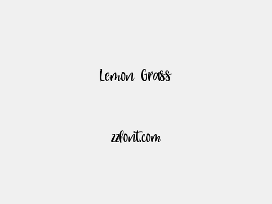 Lemon Grass