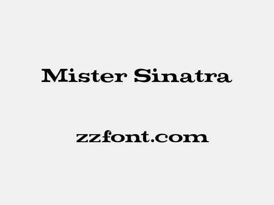 Mister Sinatra