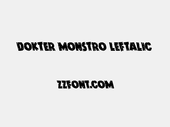 Dokter Monstro Leftalic