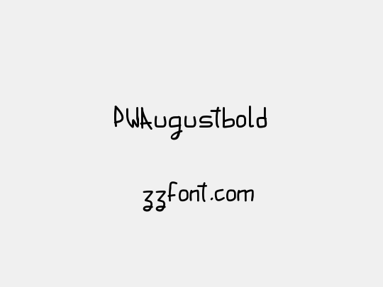 PWAugustbold