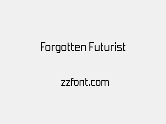 Forgotten Futurist