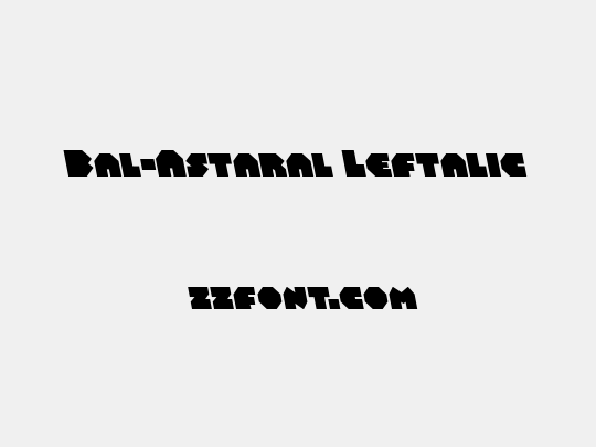 Bal-Astaral Leftalic
