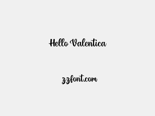 Hello Valentica