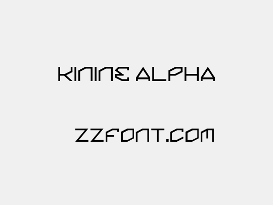 Kinine Alpha