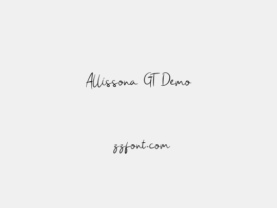 Allissona GT Demo