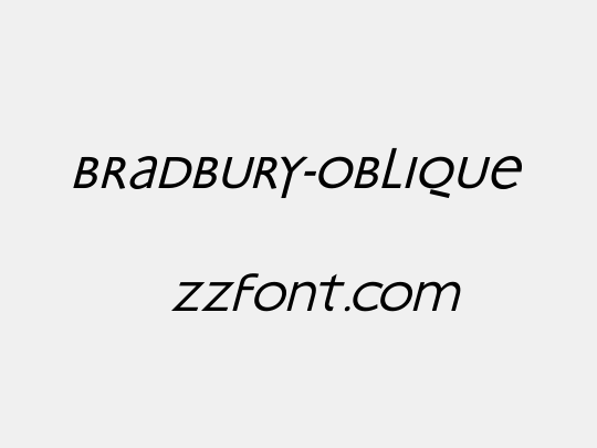 Bradbury-Oblique
