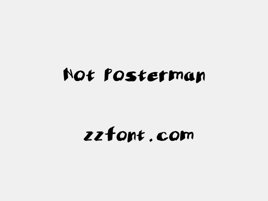 Not Posterman