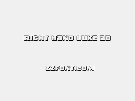 Right Hand Luke 3D