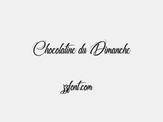 Chocolatine du Dimanche