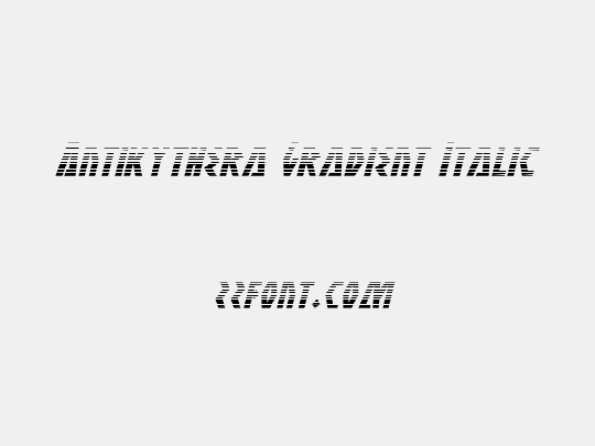 Antikythera Gradient Italic