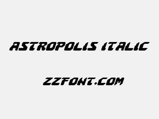 Astropolis Italic