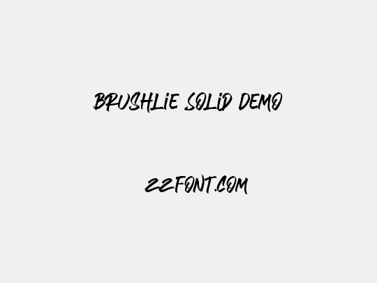 Brushlie Solid Demo