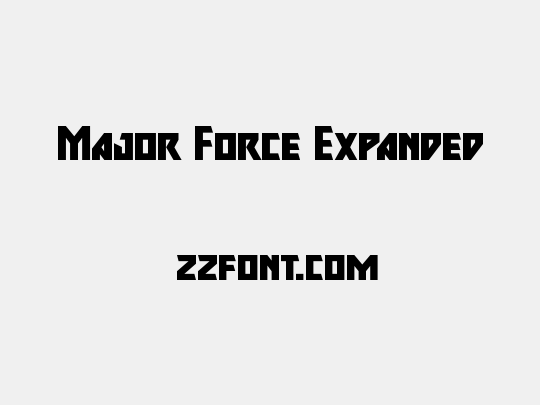 Major Force Expanded