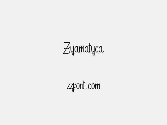 Zyamatyca