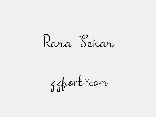 Rara Sekar