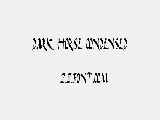 Dark Horse Condensed