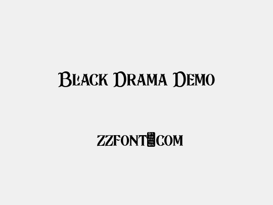 Black Drama Demo