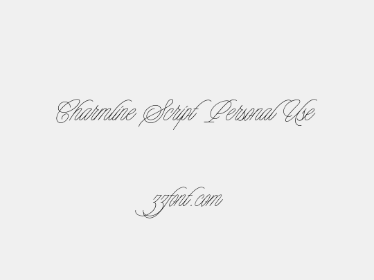 Charmline Script Personal Use