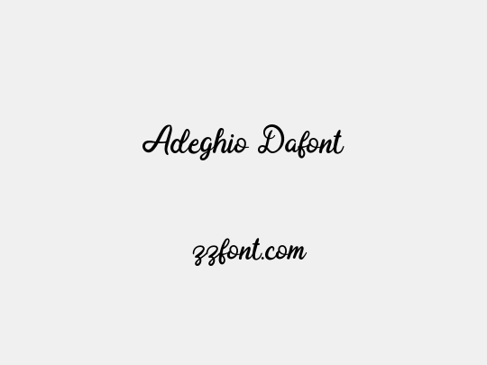 Adeghio Dafont
