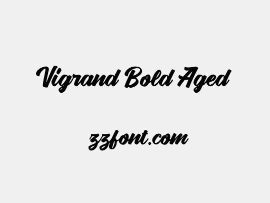 Vigrand Bold Aged