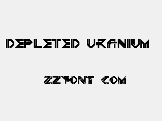 DEPLETED URANIUM 