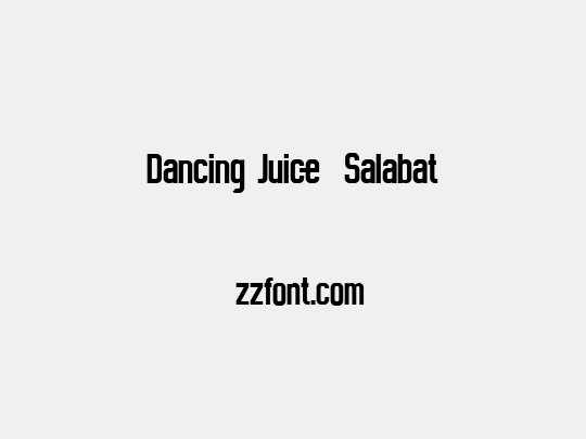 Dancing Juice  Salabat