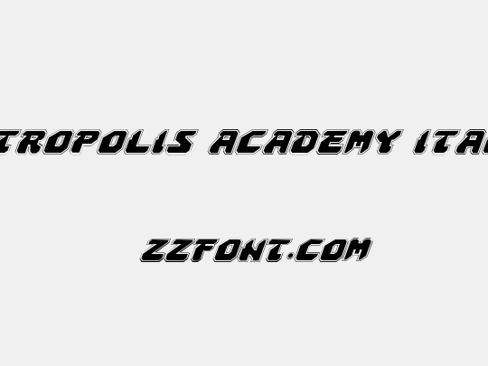 Astropolis Academy Italic