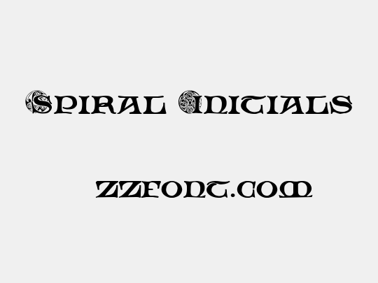Spiral Initials