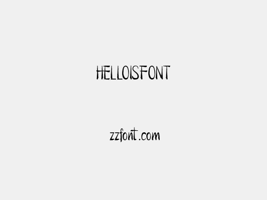 HELLOISFONT
