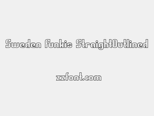 Sweden Funkis StraightOutlined