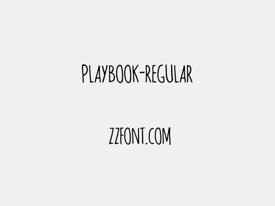 Playbook-Regular