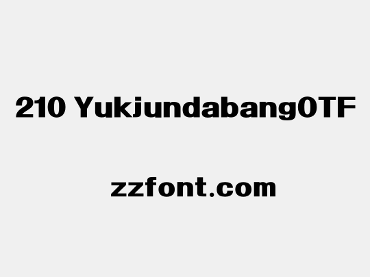 210 YukjundabangOTF