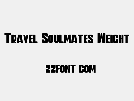 Travel Soulmates Weight