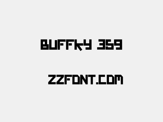 BUFFKY 359