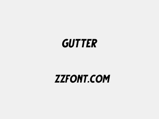 Gutter