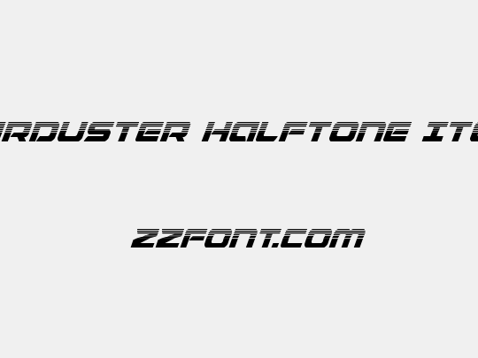 Starduster Halftone Italic