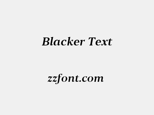 Blacker Text