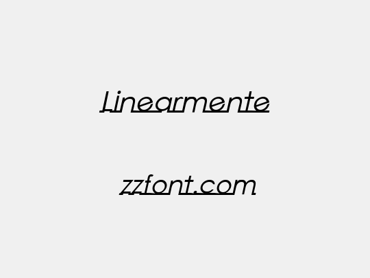 Linearmente